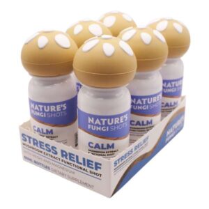 Nature's Fungi Mushroom Extract Functional Shots 6-Pack - calm side view