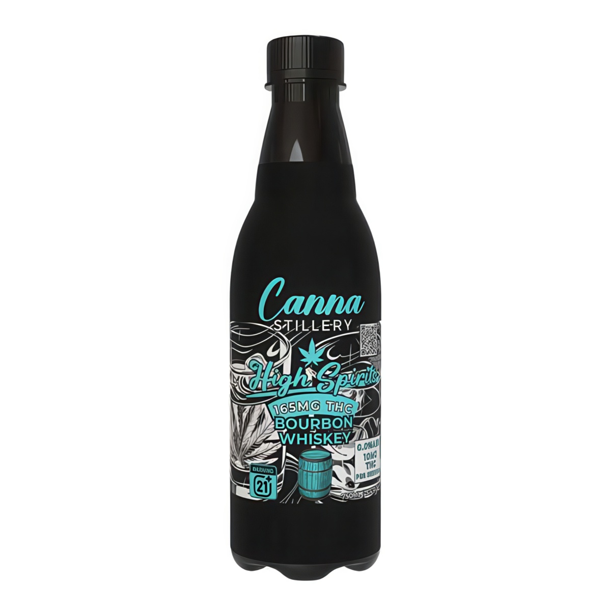 Canna Stillery Hight Spirits Mini Bourbon Whiskey 150mL