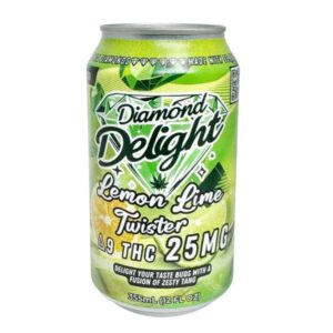 Diamond Delight Infused Soda - Lemon Lime Twist 12oz