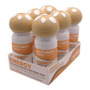 Nature's Fungi Mushroom Extract Functional Shots 6-Pack - Energy side view