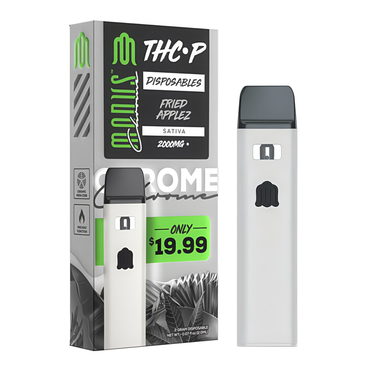 Modus Chrome THCP Disposables 2000mg - Fried Applez