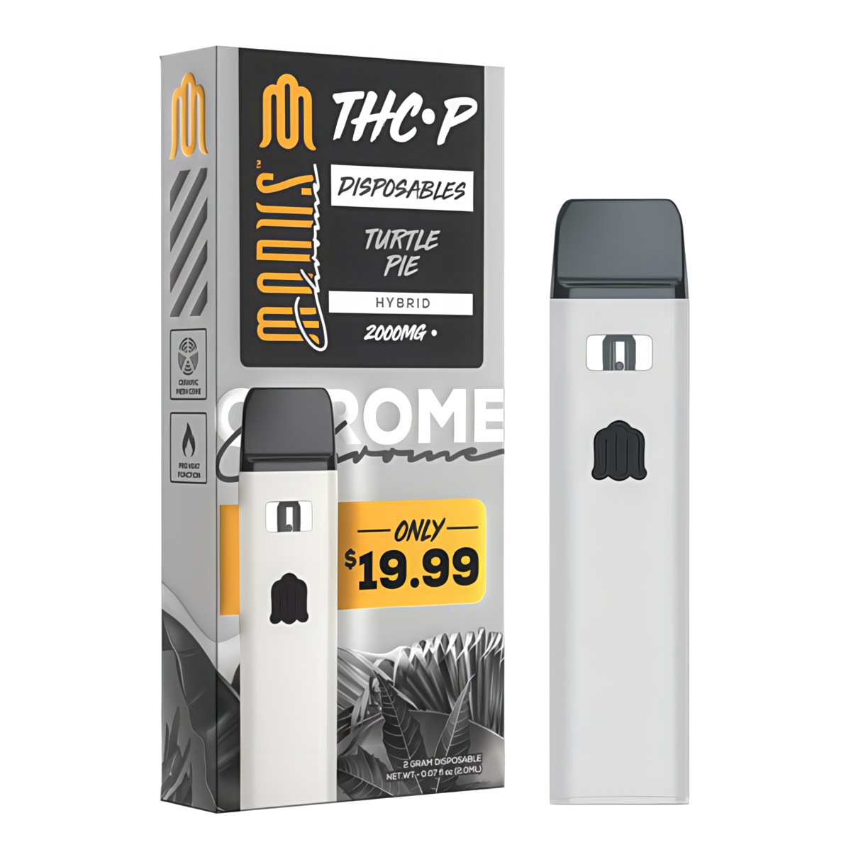 Modus Chrome THCP Disposables 2000mg - Turtle Pie