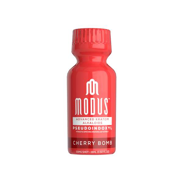 Modus Pseudo Kratom Shots 15mL - Cherry Bomb