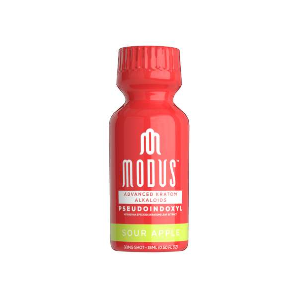 Modus Pseudo Kratom Shots 15mL - Sour Apple
