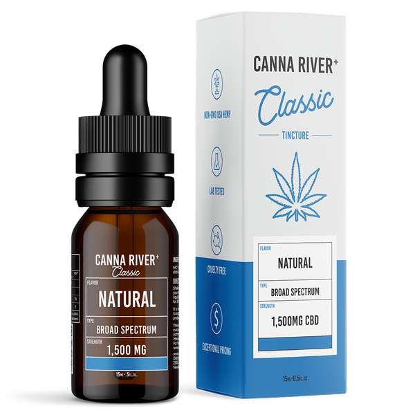 Broad Spectrum CBD Classic Tincture - Natural - 15mL