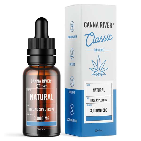 Broad Spectrum CBD Classic Tincture - Natural - 30mL