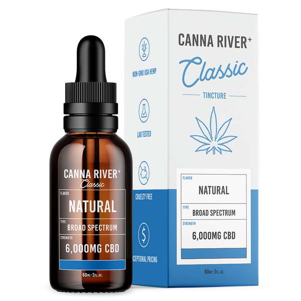 Broad Spectrum CBD Classic Tincture - Natural - 60mL