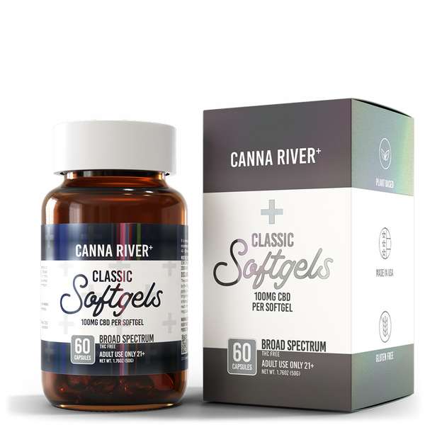 Broad Spectrum CBD Softgels 60ct Blends - Classic