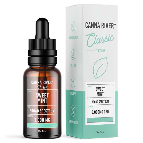 Broad Spectrum CBD Classic Tincture - Sweet Mint - 30mL