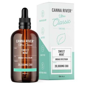 Canna River⁺ Broad Spectrum CBD Ultra Classic Tincture 120mL - Sweet Mint