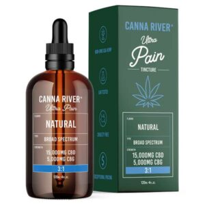 Canna River⁺ Broad Spectrum CBD Ultra Pain Tincture 120mL - Natural