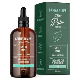 Canna River⁺ Broad Spectrum CBD Ultra Pain Tincture 120mL - Sweet Mint