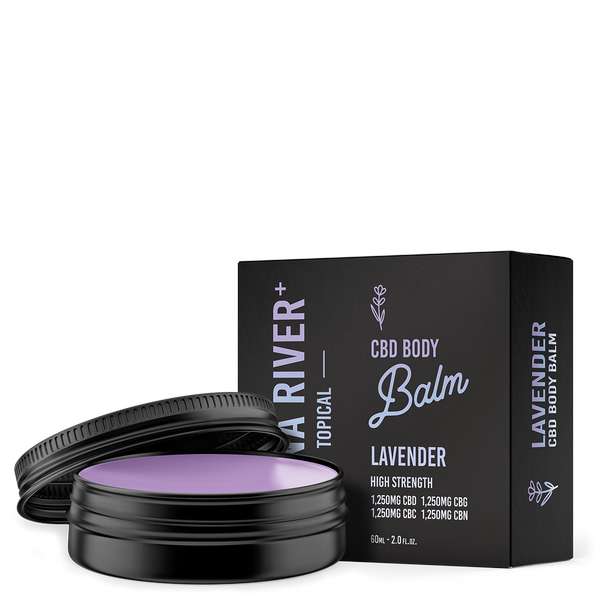 Canna River⁺ Broad Spectrum CBD + CBC + CBG + CBN Body Balm 2oz - Lavender