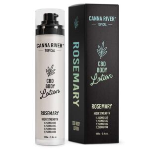 Broad Spectrum CBD + CBC + CBG + CBN Body Lotion 3.4oz - Rosemary