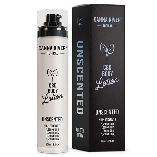 Broad Spectrum CBD + CBC + CBG + CBN Body Lotion 3.4oz - Unscented