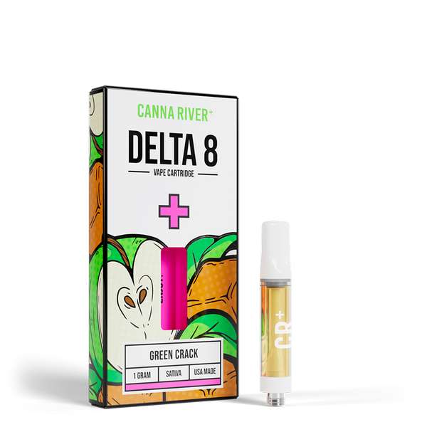 Canna River⁺ Delta-8 Cartridge 1 Gram - Green Crack (Sativa)