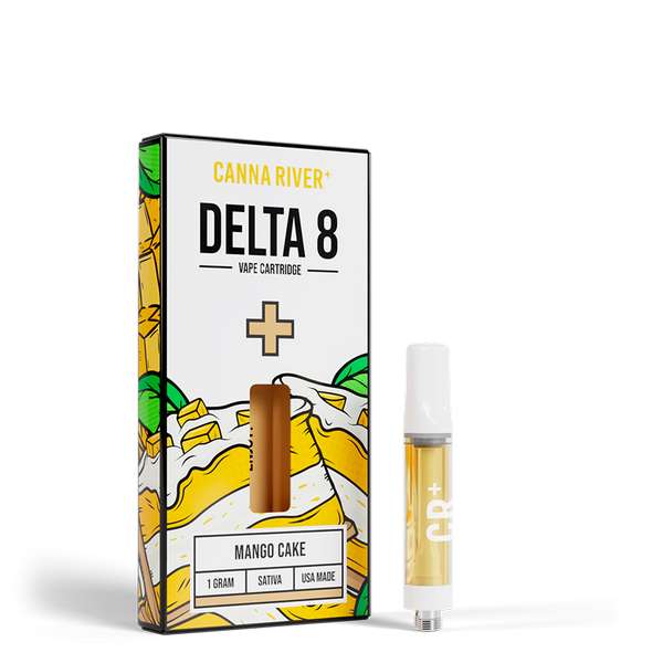 Canna River⁺ Delta-8 Cartridge 1 Gram - Mango Cake (Sativa)