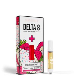 Canna River⁺ Delta-8 Cartridge 1 Gram - Strawberry Tartz (Indica)