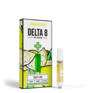 Canna River⁺ Delta-8 Cartridge 1 Gram - Tahiti Lime (Hybrid)