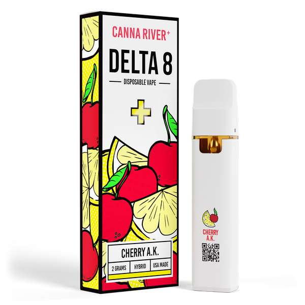 Canna River⁺ Delta-8 Disposable 2 Gram - Cherry AK (Hybrid)
