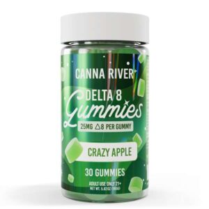Canna River⁺ Delta 8 Gummies 30 Count - Crazy Apple