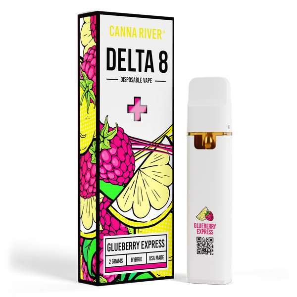 Canna River⁺ Delta-8 Disposable 2 Gram - Glueberry Express (Hybrid)