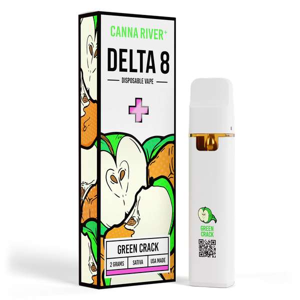 Canna River⁺ Delta-8 Disposable 2 Gram - Green Crack (Sativa)