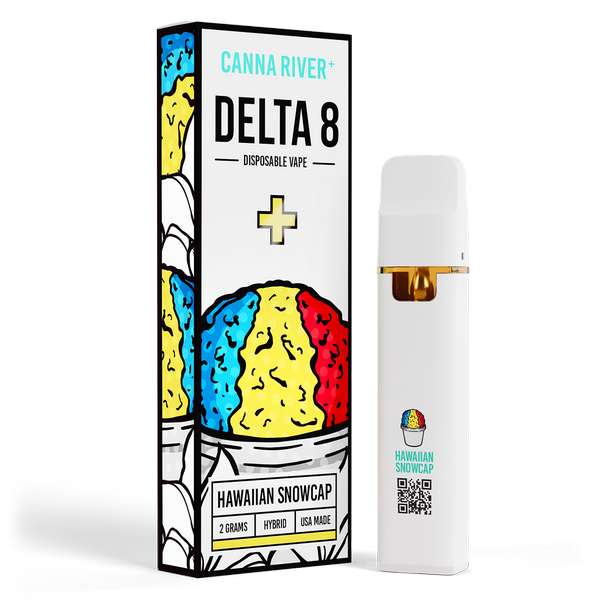Canna River⁺ Delta-8 Disposable 2 Gram - Hawaiian Snowcap (Hybrid)
