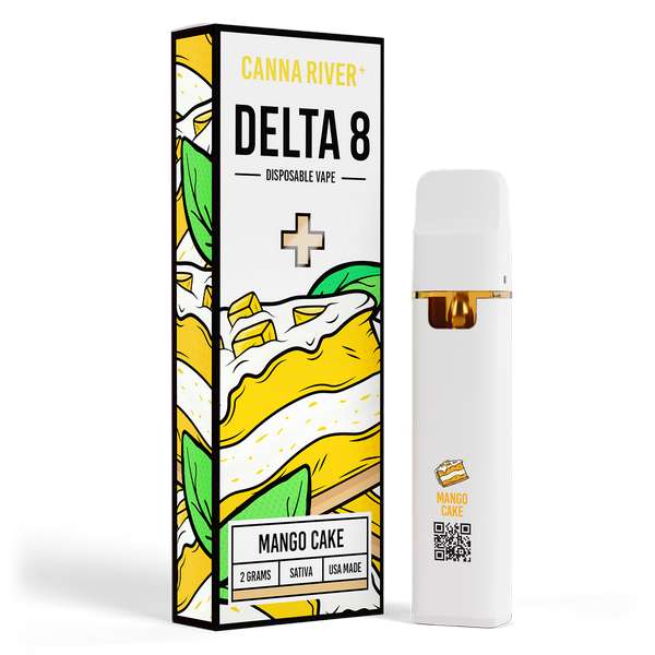 Canna River⁺ Delta-8 Disposable 2 Gram - Mango Cake (Sativa)