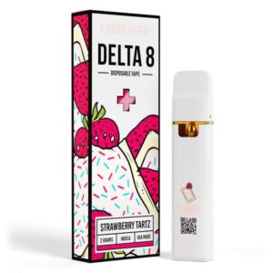 Canna River⁺ Delta-8 Disposable 2 Gram - Strawberry Tartz (Indica)
