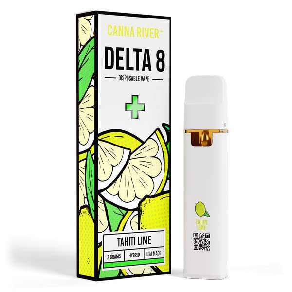 Canna River⁺ Delta-8 Disposable 2 Gram - Tahiti Lime (Hybrid)