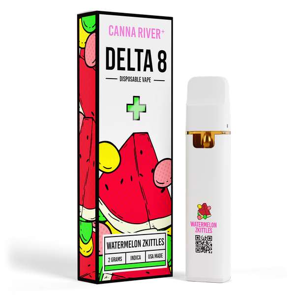 Canna River⁺ Delta-8 Disposable 2 Gram - Watermelon Zkittles (Indica)