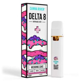 Canna River⁺ Delta-8 Disposable 2 Gram - Wedding Cake (Indica)