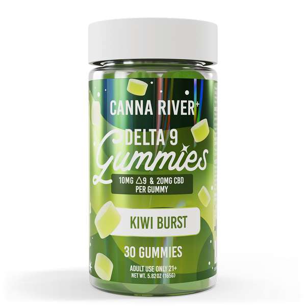 Canna River⁺ Delta 9 Gummies 30 Count - Kiwi Burst