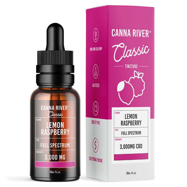 Full Spectrum CBD Classic Tincture - Lemon Raspberry - 30mL