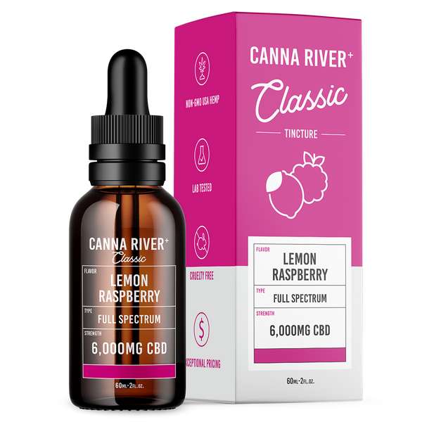 Full Spectrum CBD Classic Tincture - Lemon Raspberry - 60mL