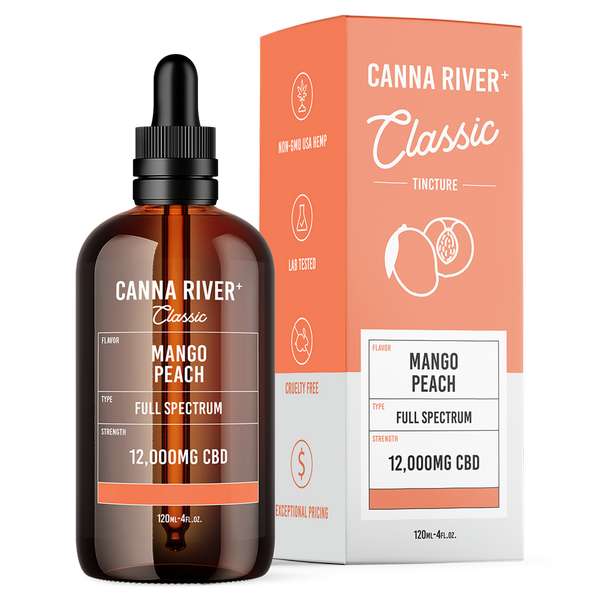 Full Spectrum CBD Classic Tincture - Mango Peach - 120mL