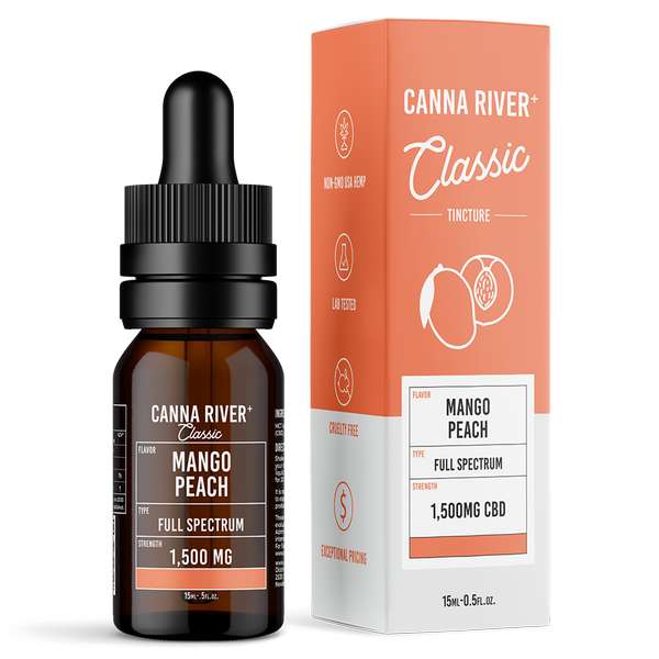 Full Spectrum CBD Classic Tincture - Mango Peach - 15mL