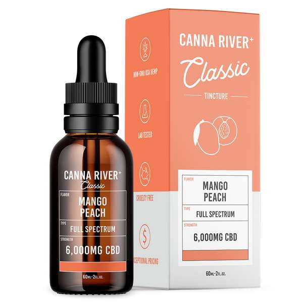 Full Spectrum CBD Classic Tincture - Mango Peach - 60mL