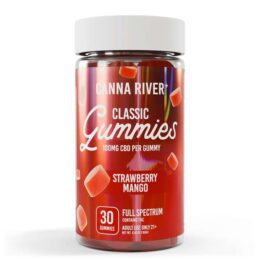 Canna River⁺ Full Spectrum Classic CBD Gummies 30 Count - Strawberry Mango