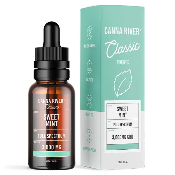 Full Spectrum CBD Classic Tincture - Sweet Mint - 30mL