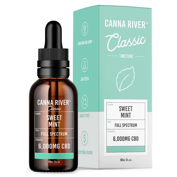 Full Spectrum CBD Classic Tincture - Sweet Mint - 60mL