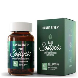 Canna River⁺ Full Spectrum CBD Softgels 60ct- Pain