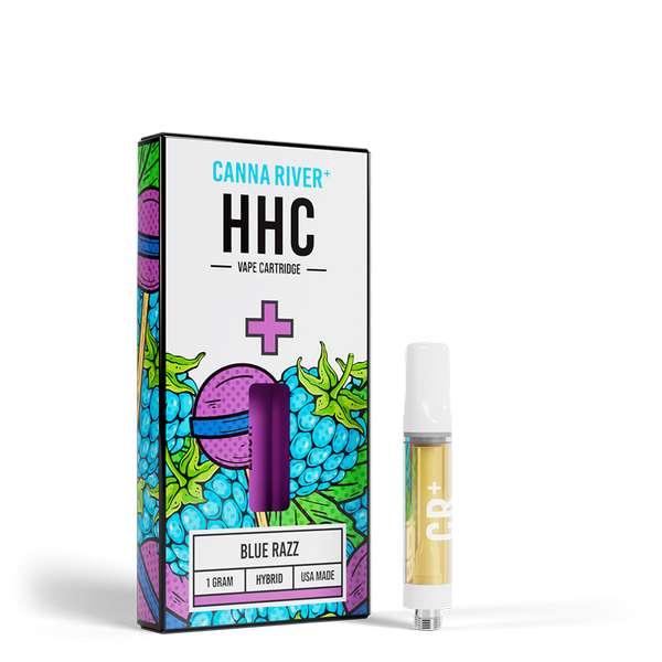 Canna River⁺ HHC Cartridge 1 Gram - Blue Razz (Hybrid)