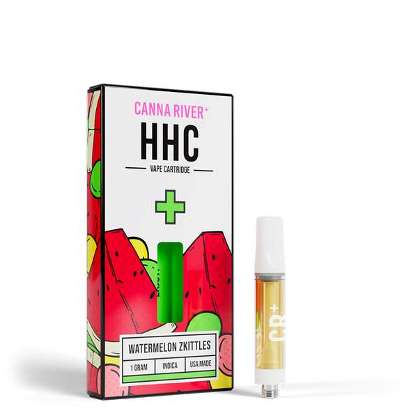 Canna River⁺ HHC Cartridge 1 Gram - Watermelon Zkittles (Indica)
