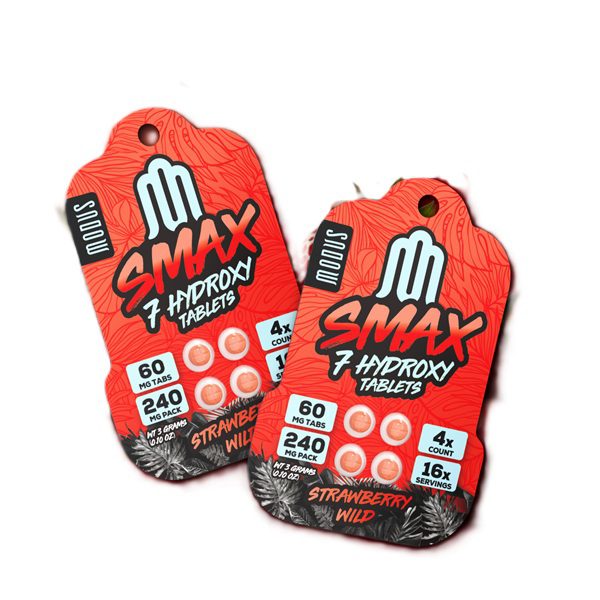 Modus Smax 7-OH Tablets 60mg per tablet- 4ct (240mg) - Strawberry Wild