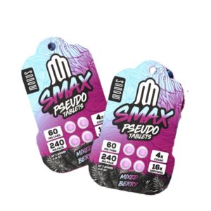 Modus Smax Psuedo Tablets 60mg per tablet- 4ct (240mg) - Mix Berry