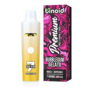 Binoid True Strain Rechargeable Disposables 7 Grams - Bubblegum Gelato (Indica)
