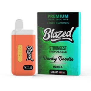 Binoid Blazed Disposable Vape Pen 5000mg - THCA + Delta 9P - Danky Doodle (Indica)