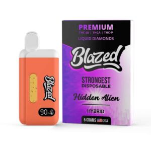 Binoid Blazed Disposable Vape Pen 5000mg - THCA + Delta 9P - Hidden Alien (Hybrid)